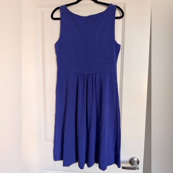 Lands End Women’s Purple Sleeveless Flare Dress - Picture 6 of 9
